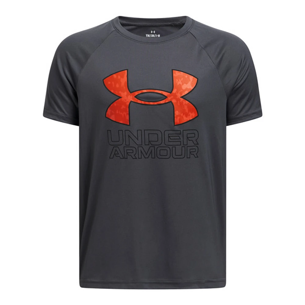 UA Tech Hybrid - T-shirt athlétique pour garçon