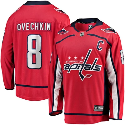 Breakaway Capitals Ovechkin - Chandail de hockey réplique pour homme
