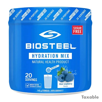 Mélange d'hydratation (140 g) - Framboise bleue - Mélange pour sportif de haut niveau