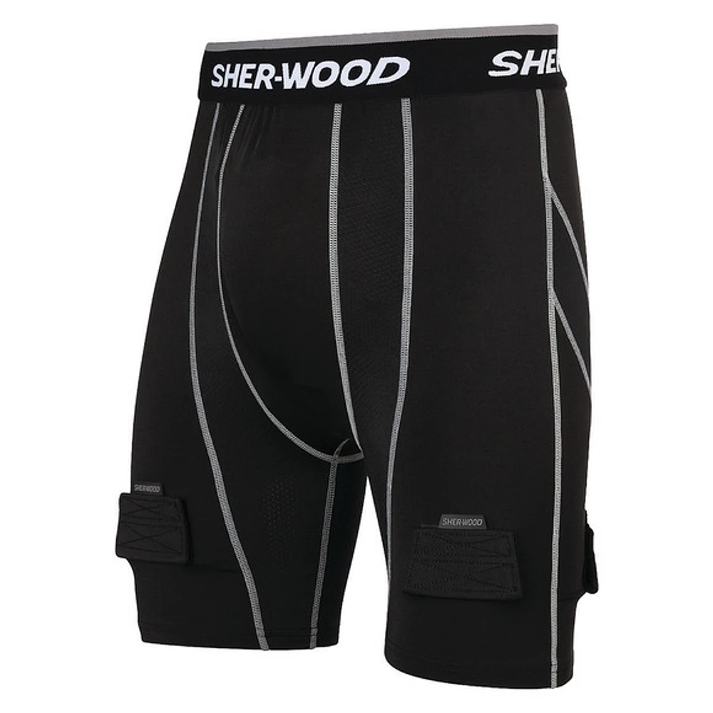 Jock Jr - Short de compression avec coquille pour junior