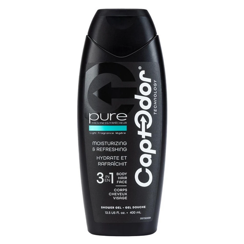 Captodor Pure 400 ml - Gel douche 3 en 1