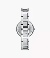 Karli Three-Hand Silver-Tone Watch