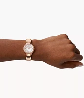 Virginia Rose-Tone Stainless Steel Watch
