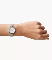 Carlie Three-Hand Stainless Steel Watch