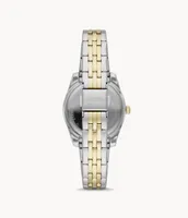 Scarlette Mini Three-Hand Date Two-Tone Stainless Steel Watch