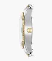 Scarlette Mini Three-Hand Date Two-Tone Stainless Steel Watch