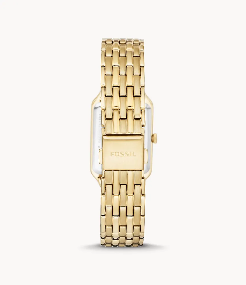 Raquel Three-Hand Date Gold-Tone Stainless Steel Watch