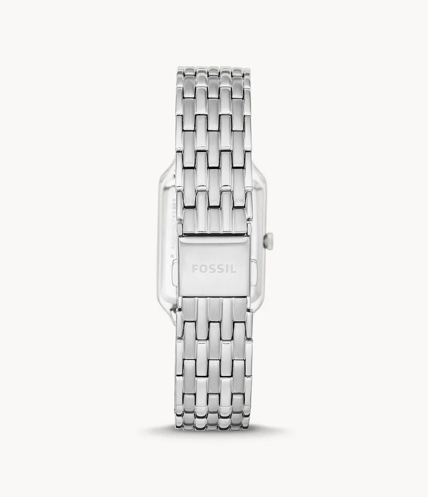 Raquel Three-Hand Date Stainless Steel Watch