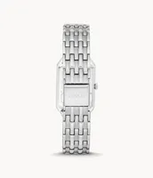 Raquel Three-Hand Date Stainless Steel Watch