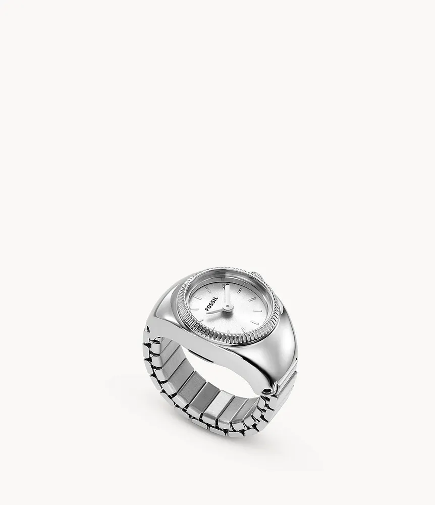 Watch Ring Two-Hand Stainless Steel