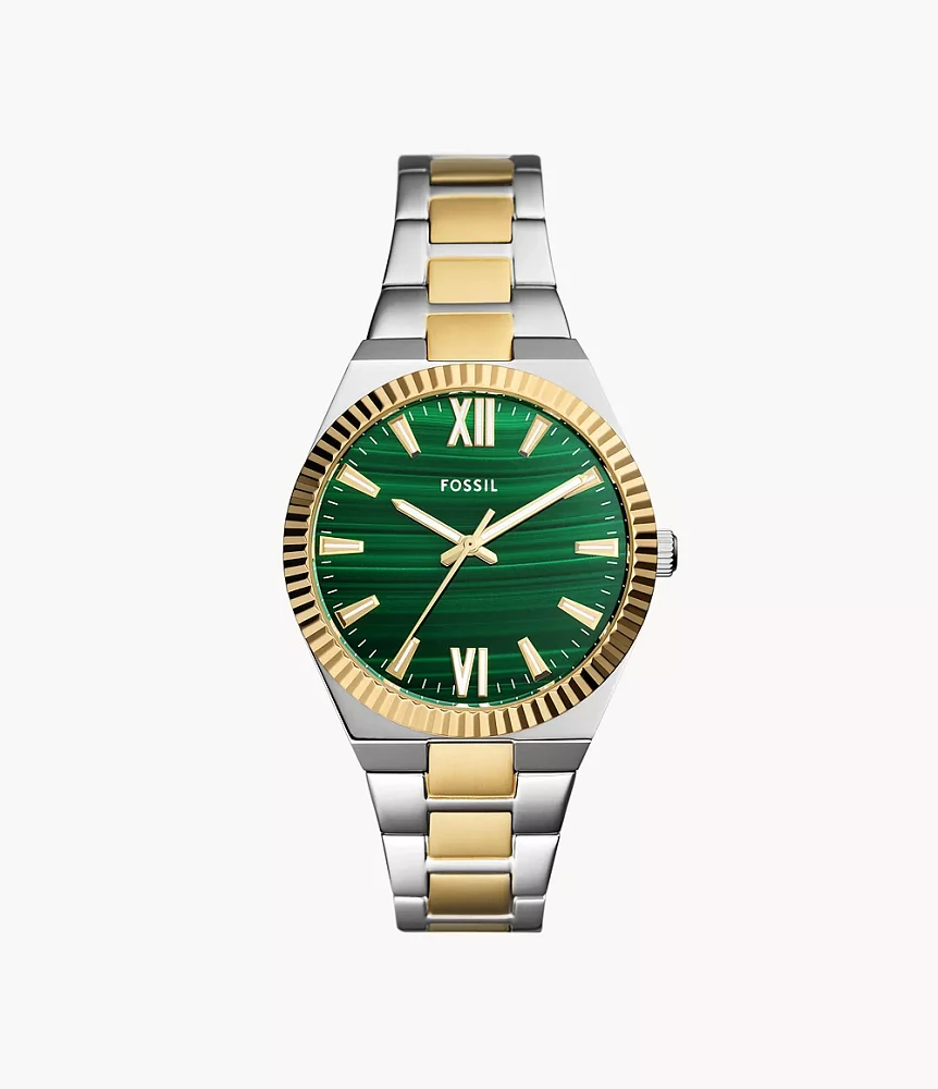 Scarlette Three-Hand Two-Tone Stainless Steel Watch