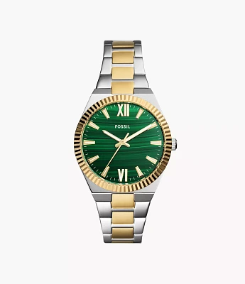 Scarlette Three-Hand Two-Tone Stainless Steel Watch