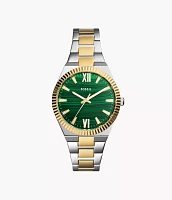 Scarlette Three-Hand Two-Tone Stainless Steel Watch