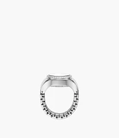 Watch Ring Two-Hand Stainless Steel