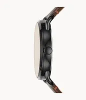 Copeland 42mm Three-Hand Brown Leather Watch