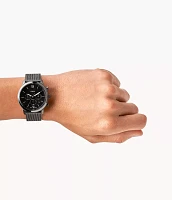 Neutra Chronograph Smoke Stainless Steel Mesh Watch