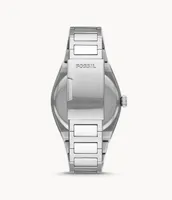 Everett Three-Hand Date Stainless Steel Watch