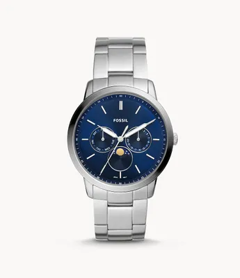 Neutra Moonphase Multifunction Stainless Steel Watch