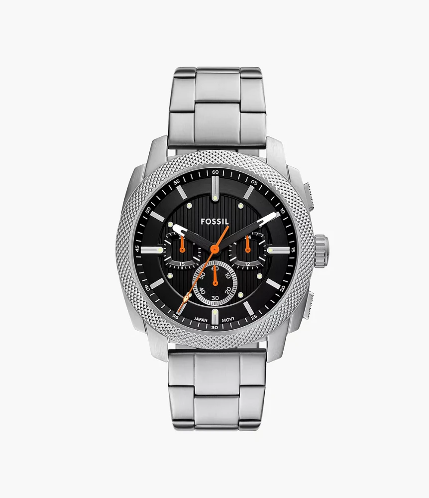 Machine Chronograph Stainless Steel Watch