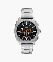 Machine Chronograph Stainless Steel Watch