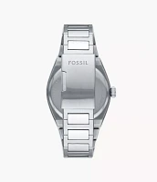 Everett Three-Hand Date Stainless Steel Watch