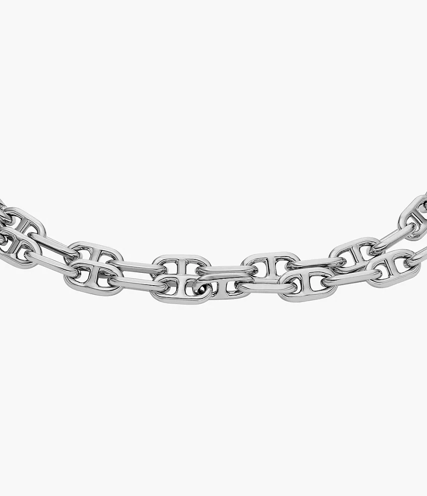 Heritage D-Link Stainless Steel Chain Bracelet