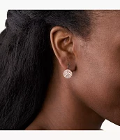 Merrit Mosaic Mother-of-Pearl Disc Drop Earrings