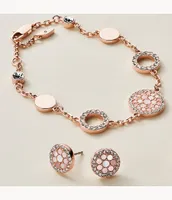 Merrit Mosaic Mother-of-Pearl Disc Station Bracelet