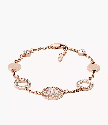Merrit Mosaic Mother-of-Pearl Disc Station Bracelet