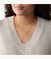 Merrit Mosaic Stainless Steel Necklace