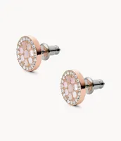 Merrit Mosaic Mother-of-Pearl Stud Earrings