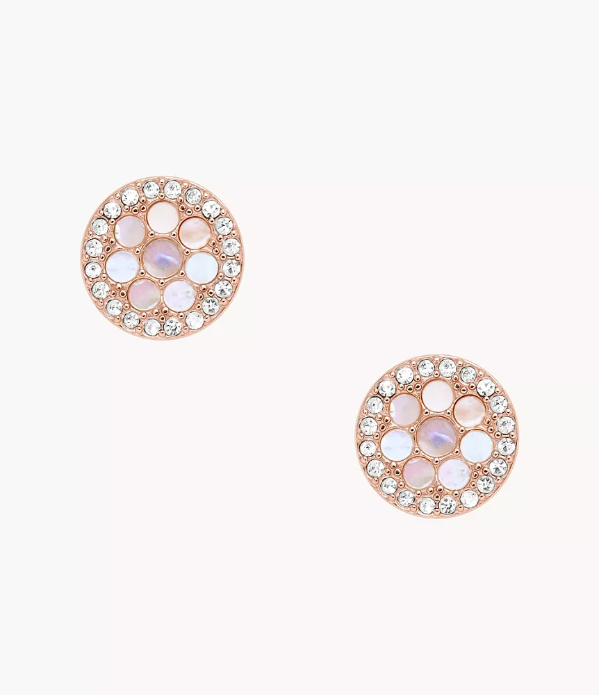Merrit Mosaic Mother-of-Pearl Stud Earrings