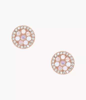 Merrit Mosaic Mother-of-Pearl Stud Earrings