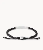 Ellis Plaque Lava Stone Bracelet