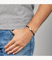 Ellis Plaque Lava Stone Bracelet