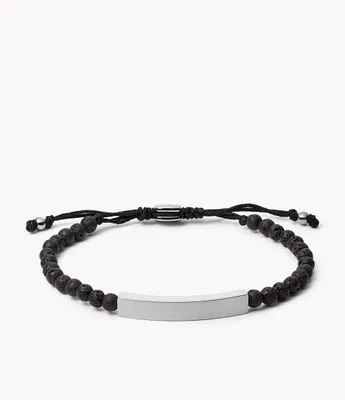 Ellis Plaque Lava Stone Bracelet