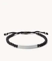 Ellis Plaque Lava Stone Bracelet