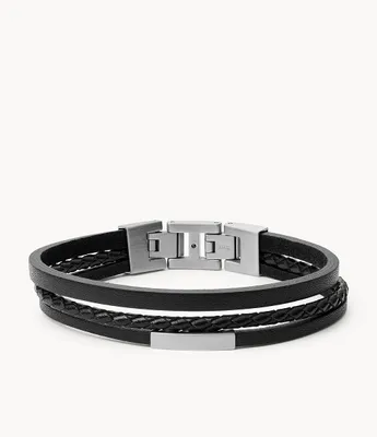 Townsman Multi-Strand Leather Bracelet