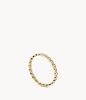 Sadie All Stacked Up Gold-Tone Stainless Steel Band Ring
