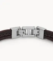 Townsman Leather Essentials Brown Strap Bracelet