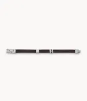 Townsman Leather Essentials Brown Strap Bracelet