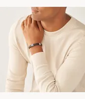 Townsman Leather Essentials Brown Strap Bracelet