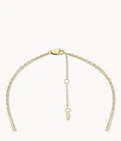 Sutton Tokens Of Affection Two-Tone Stainless Steel Chain Necklace