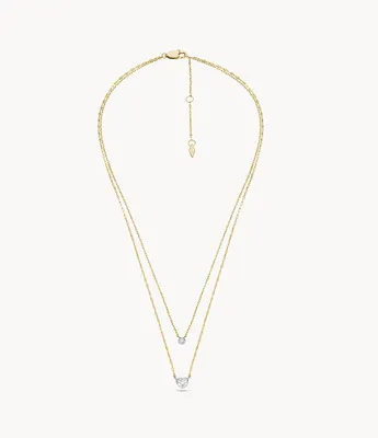 Sutton Tokens Of Affection Two-Tone Stainless Steel Chain Necklace