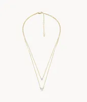 Sutton Tokens Of Affection Two-Tone Stainless Steel Chain Necklace