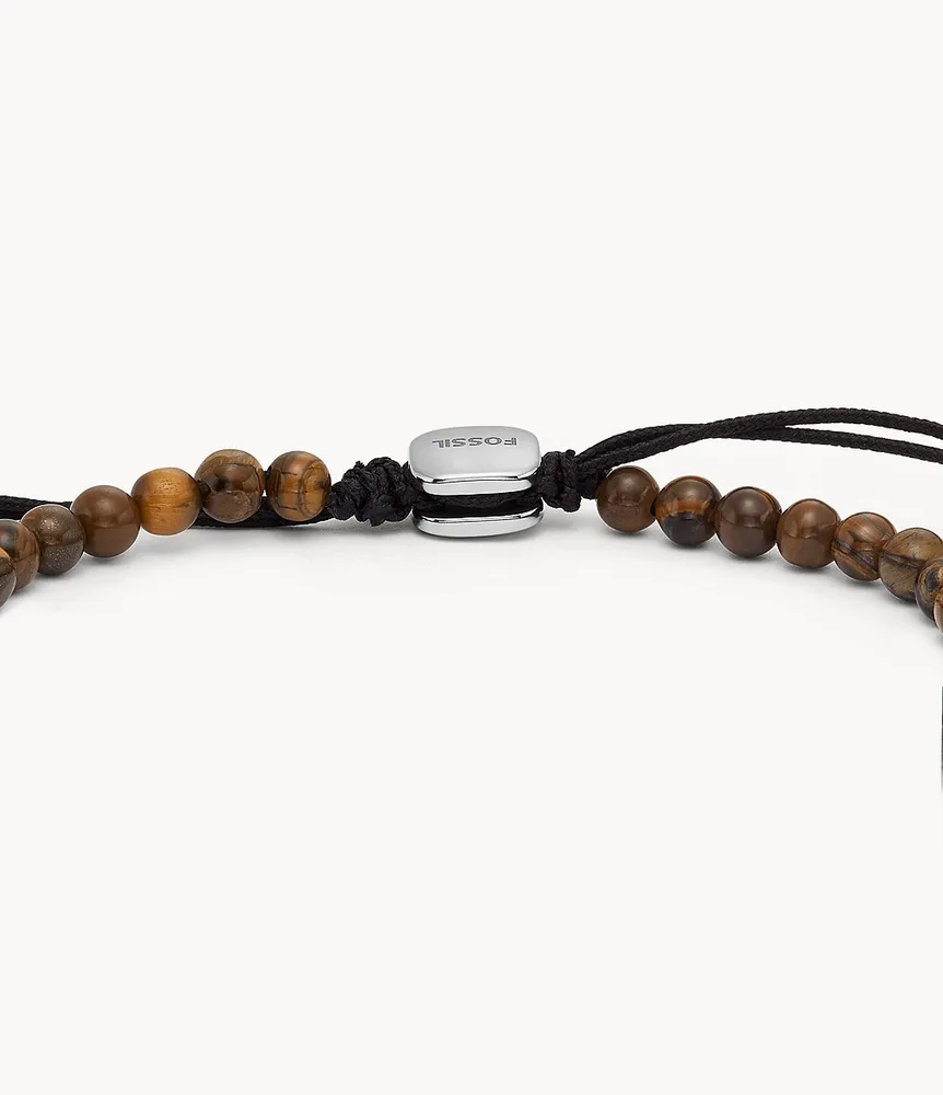 Everett Tiger's Eye Beaded Bracelet