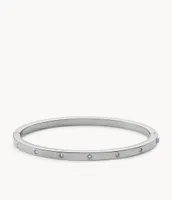 Sadie Shine Bright Stainless Steel Bangle Bracelet