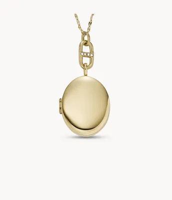 Heritage Gold-Tone Stainless Steel Chain Necklace