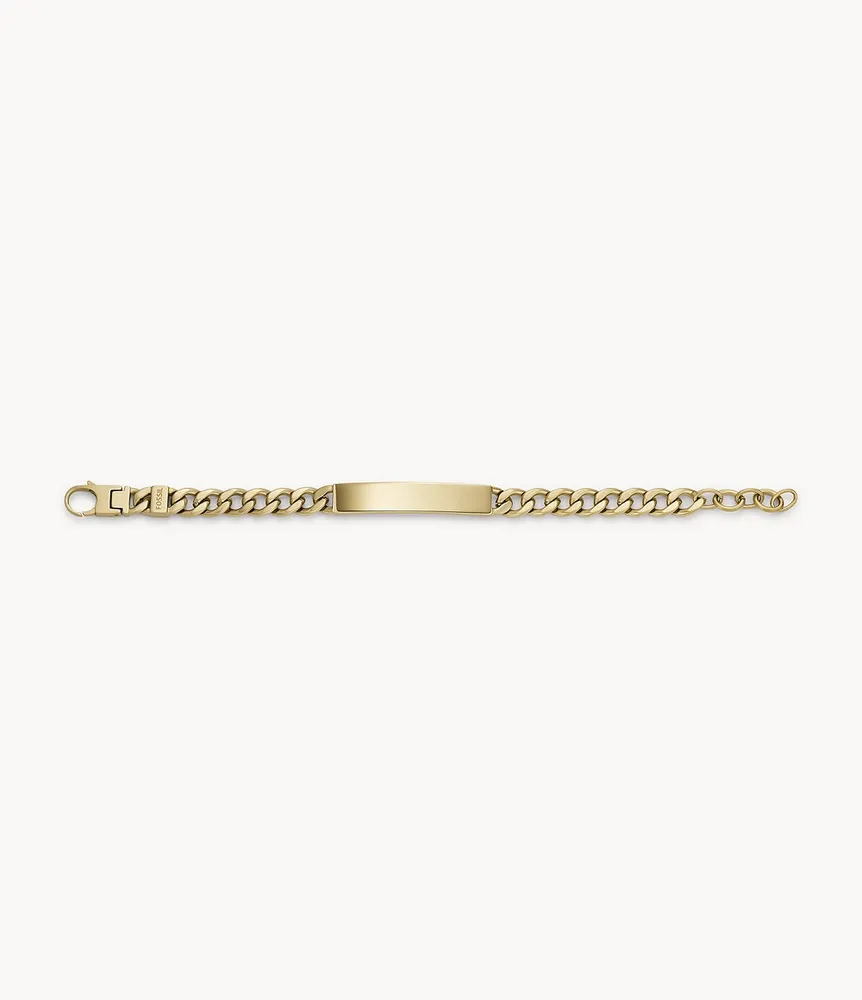 Ellis Gold-Tone Stainless Steel Chain Bracelet