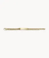 Ellis Gold-Tone Stainless Steel Chain Bracelet